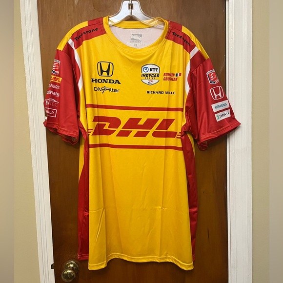 indycar Other - 🆕 Indy Car Official Racing Jersey DHL Racing Team Jersey NWT